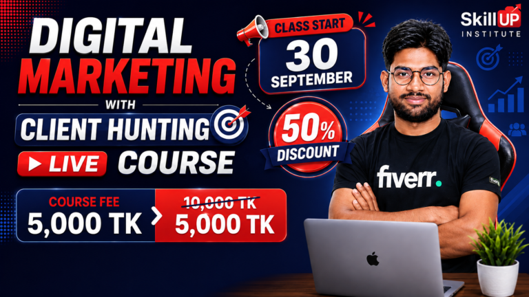 Digital Marketing with Client Hunting Course (Live)