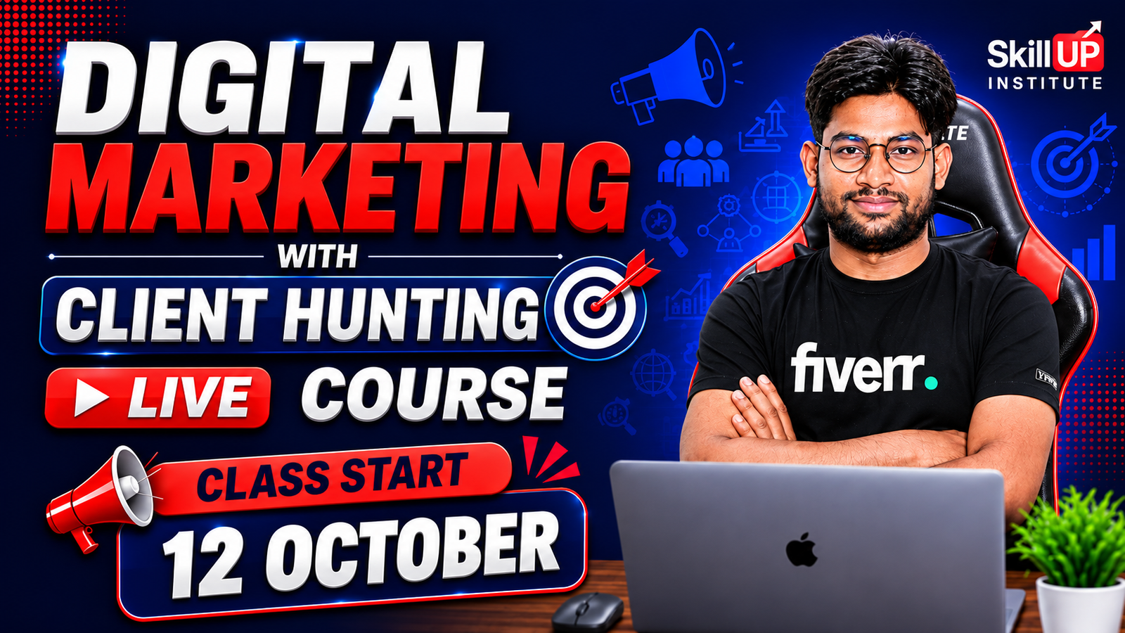 Digital Marketing with Client Hunting Course (Live)